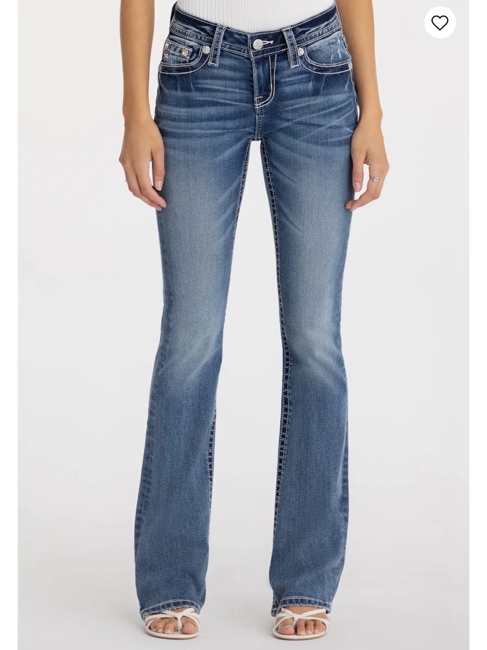 Miss Me Medium Blue Flared Jeans